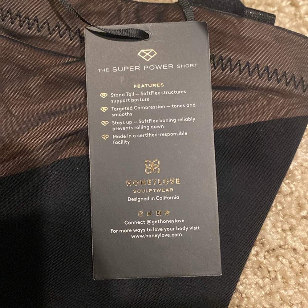 NWT HoneyLove SuperPower Short Size 1X - Picture 5 of 15